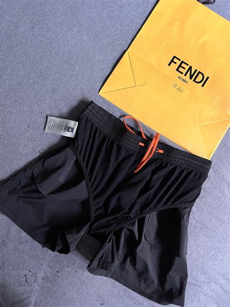 fendi mens swimming shorts|water reactive swim shorts.